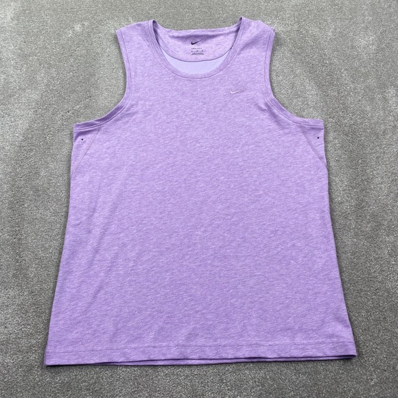 Nike Other - Nike‎ Dri Fit Lavender Heathered Tank Top Athletic Workout Men's Medium